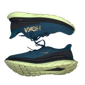 HOKA One One Mach 4 Men’s Everyday Training Sneaker in  Blue Coral/Black.